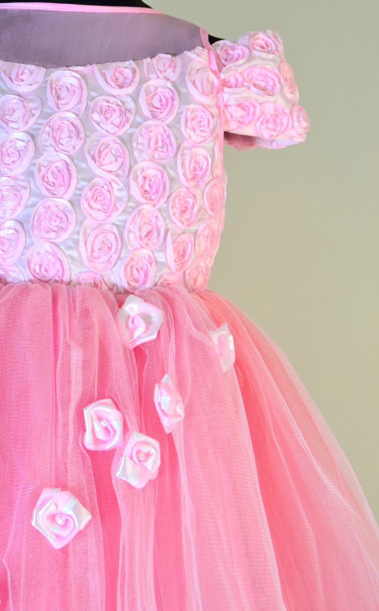 DSC 0017 1 Pink Rose High-Low Dress