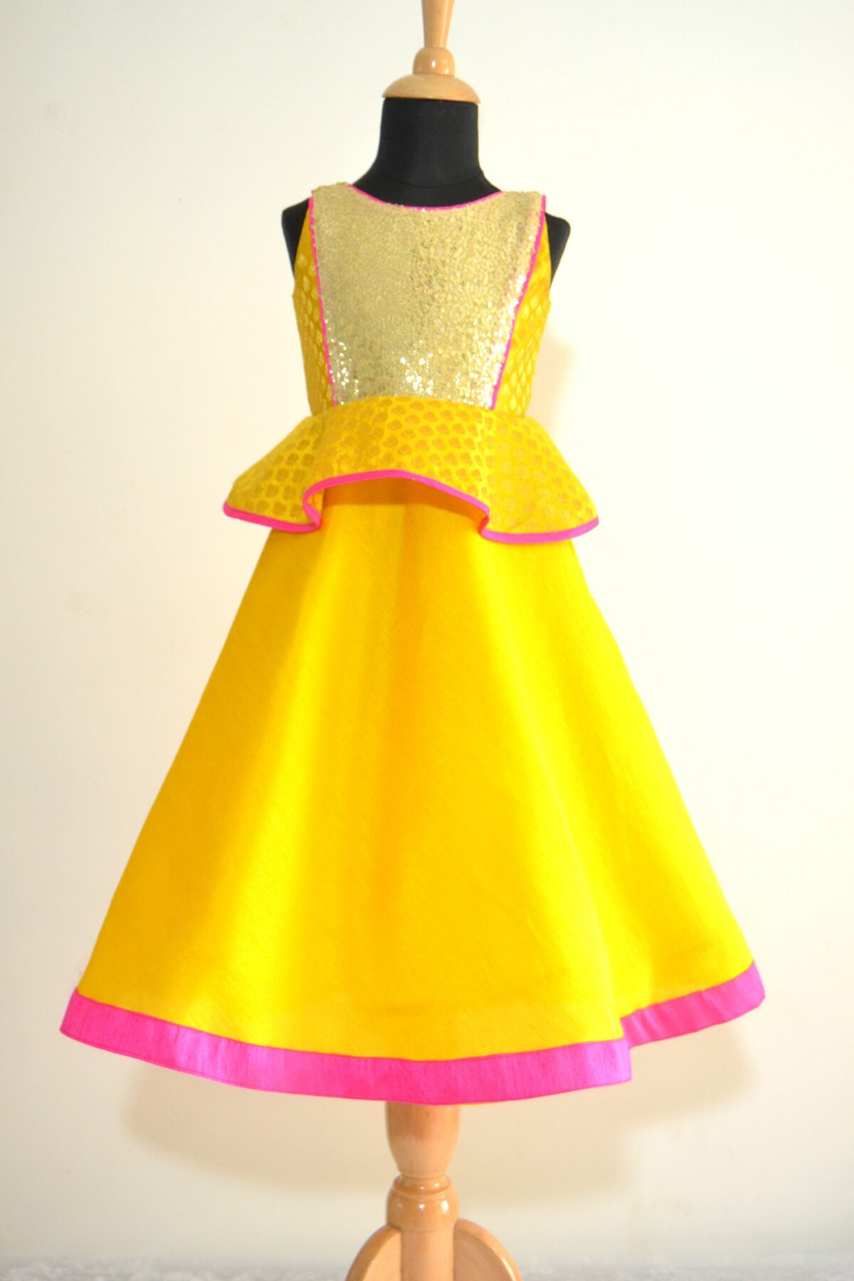 DSC 0034 scaled Shiny Peplum Ethnic Gown