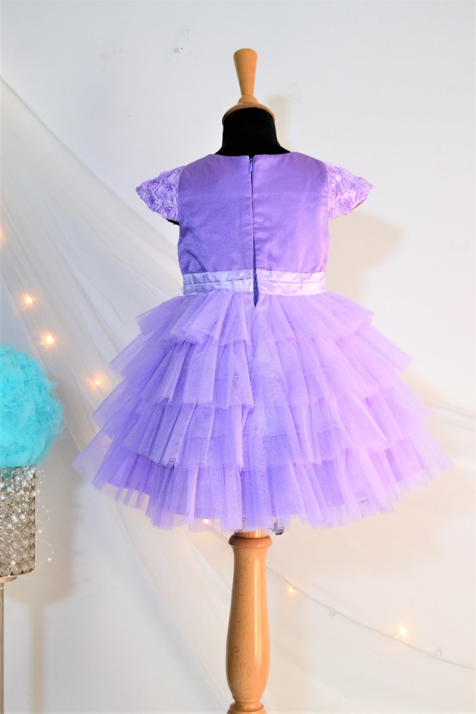 DSC 0123 1 TBT Rose Fluff Ball Dress - Purple