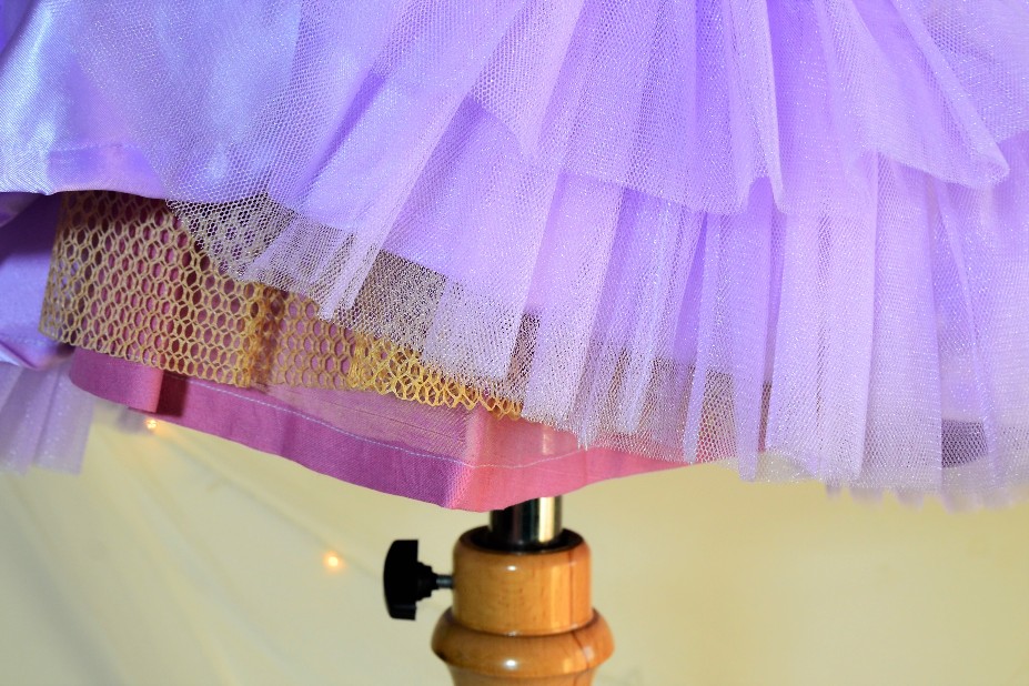 DSC 0125 TBT Rose Fluff Ball Dress - Purple
