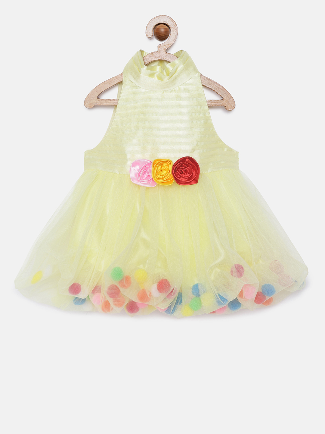 1 9 Pom Pom Balloon Dress