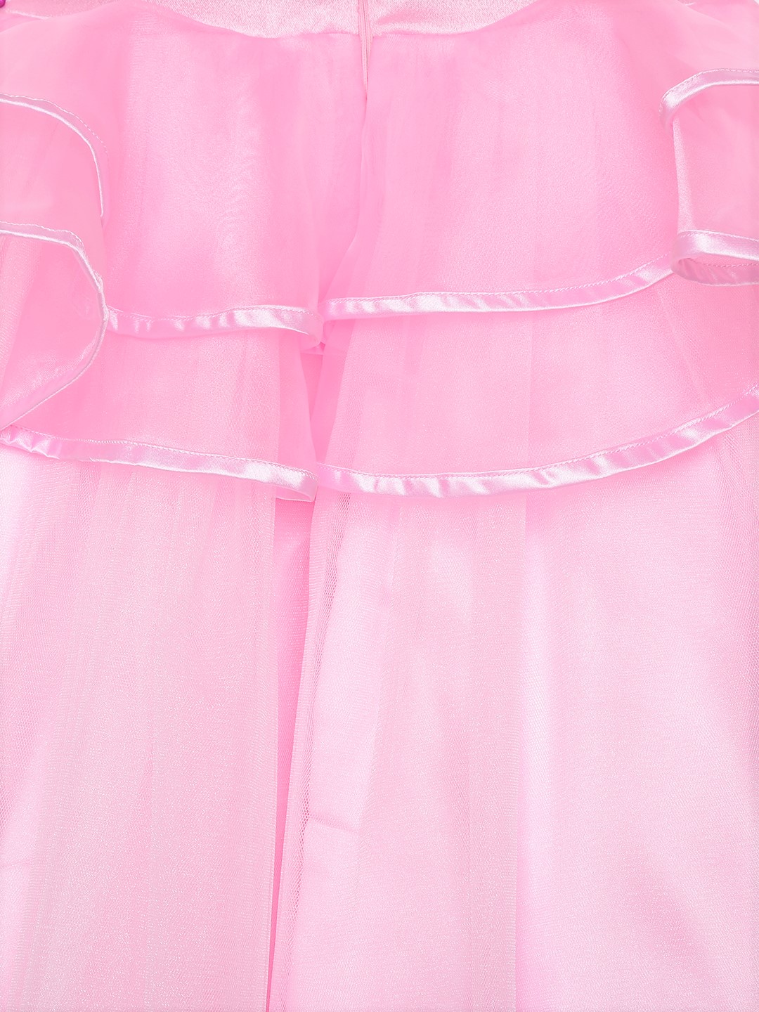 5 10 Big Sister Pink Ruffle Gown