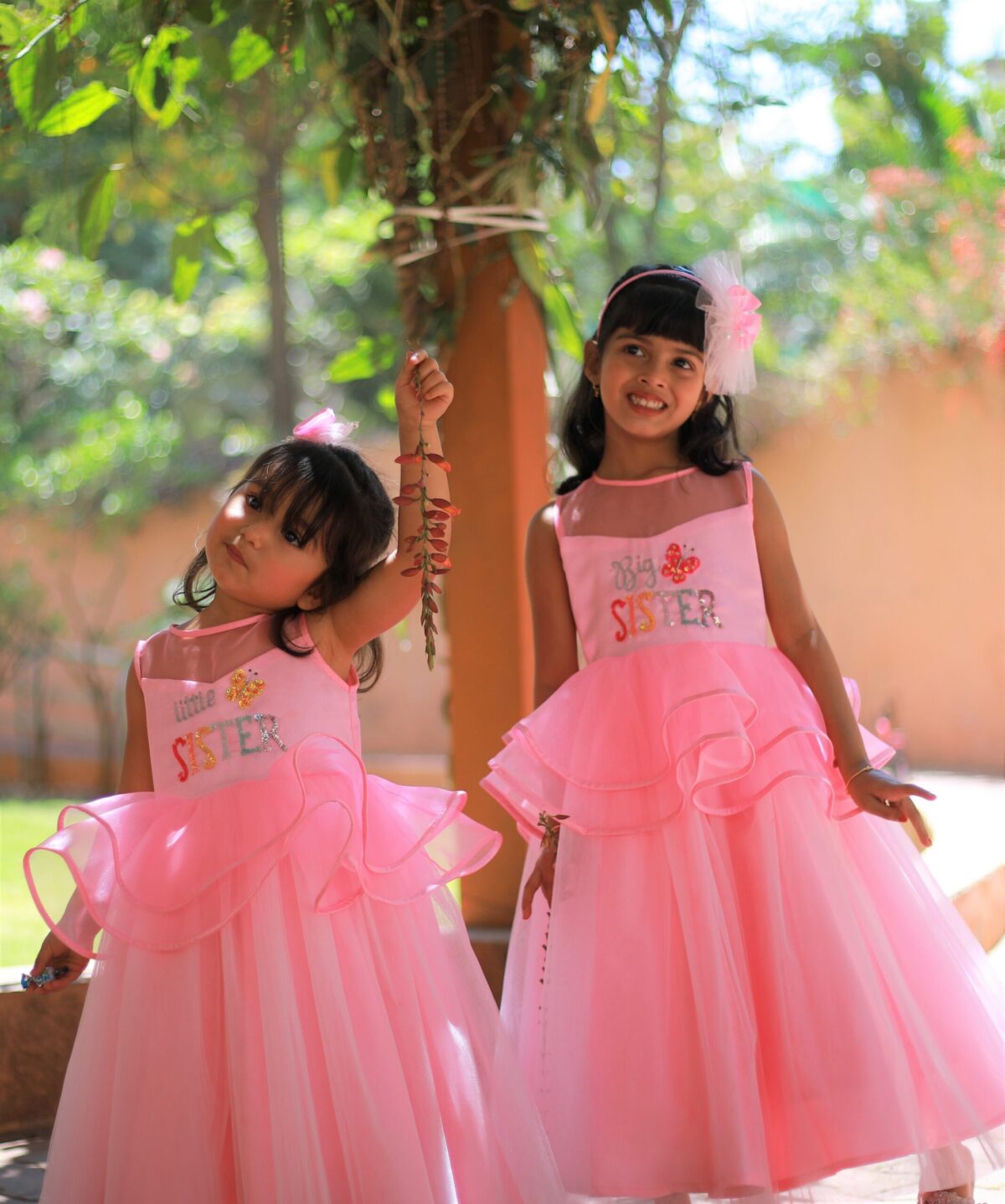 1M7A9588 1 scaled Little Sister Pink Ruffle Gown