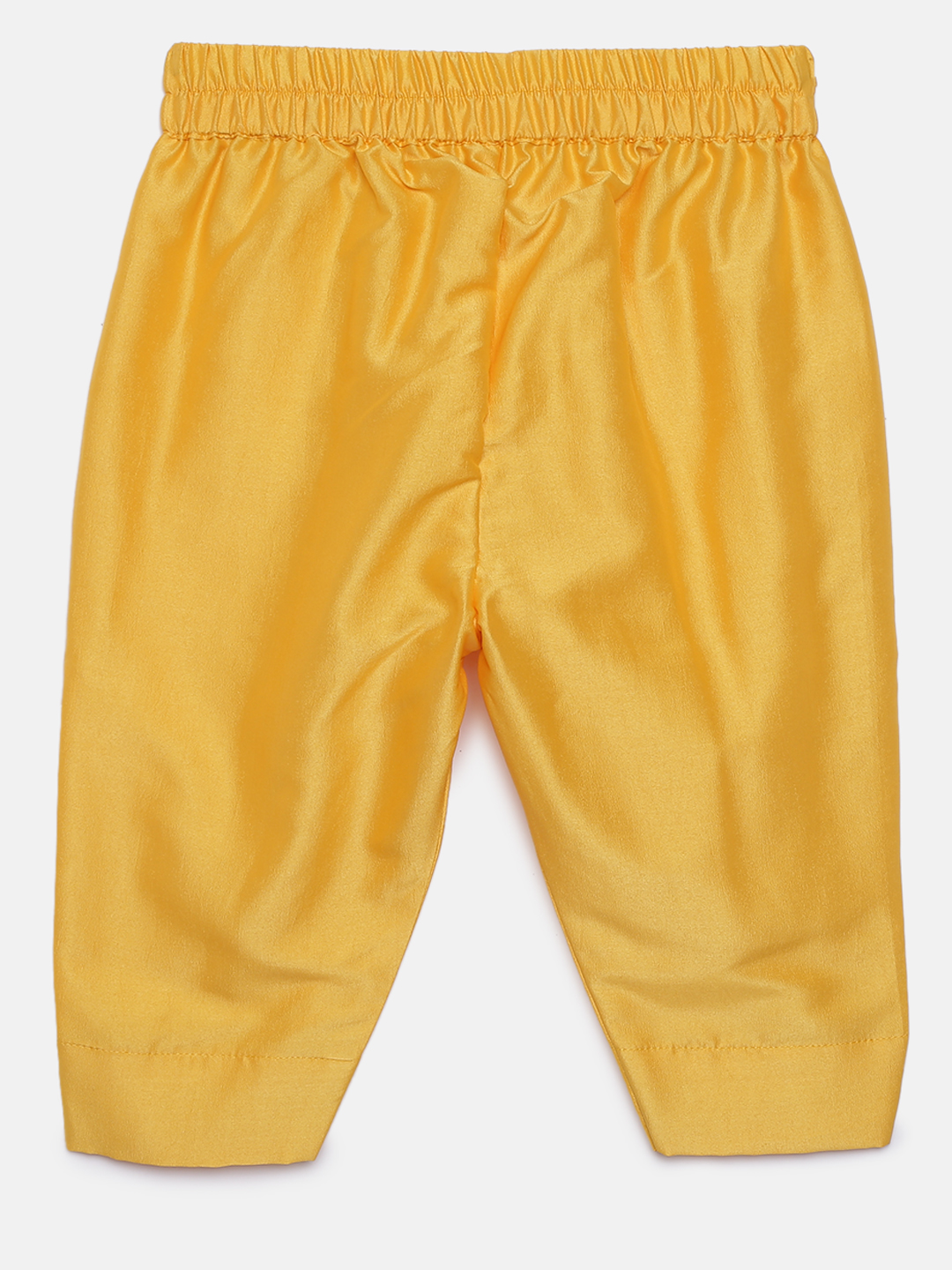 7 2 One shoulder yellow ruffle kurta with pants